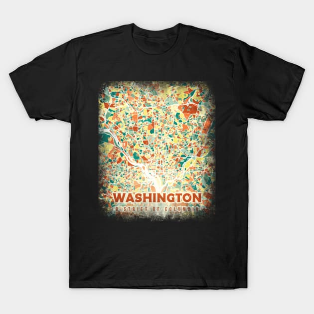 Washington US map T-Shirt by SerenityByAlex